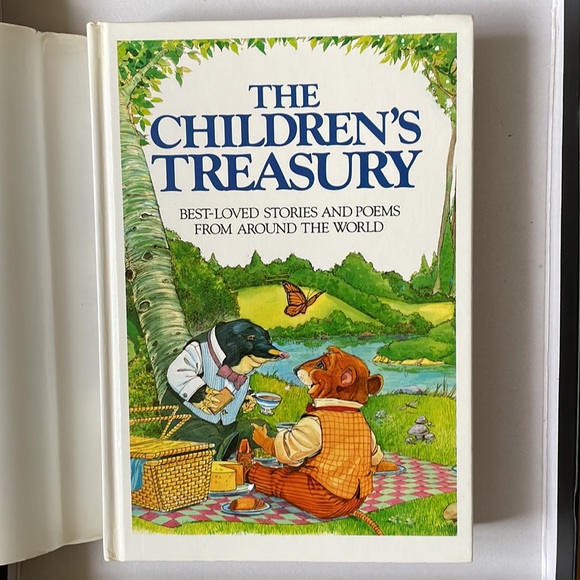1987 Vintage Book The Children's Treasury Stories & Poems From Around the World - Picture 3 of 9